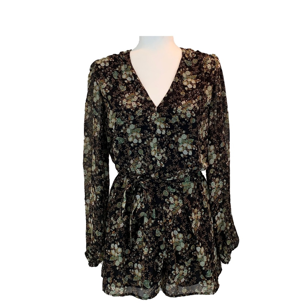 WAYF Floral Romper